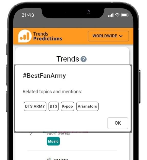 trend overview feature